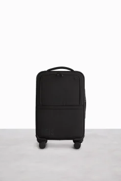 Soft-Sided Collapsible Carry-On Roller In Black