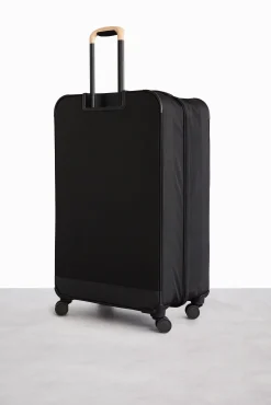 Soft-Sided Collapsible Check-In Roller In Black