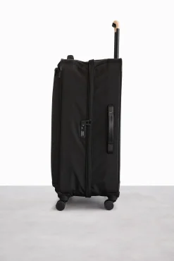 Soft-Sided Collapsible Check-In Roller In Black