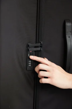 Soft-Sided Collapsible Check-In Roller In Black