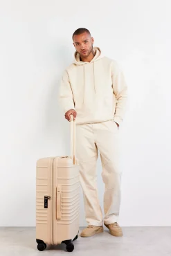 The 26" Check-In Roller In Beige