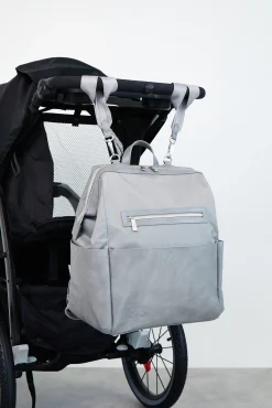 The Backpack Diaper Bag In Grey