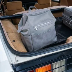The Backpack Diaper Bag In Grey