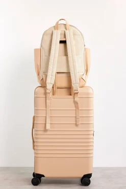 The Backpack In Beige