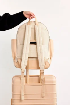 The Backpack In Beige