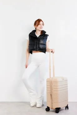 The Carry-On Roller In Beige