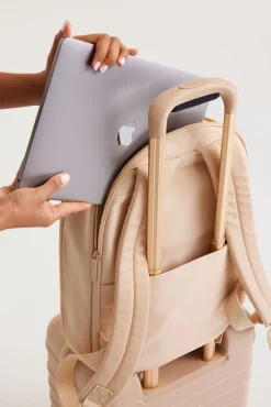 The Commuter Backpack In Beige