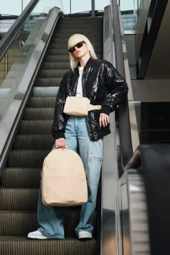 The Commuter Backpack In Beige