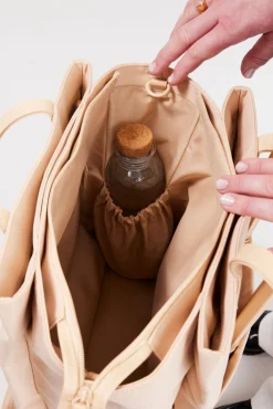 The Commuter Tote In Beige