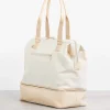 The Convertible Mini Weekender In Beige