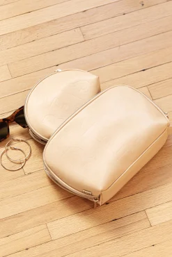 The Cosmetic Pouch Set In Beige