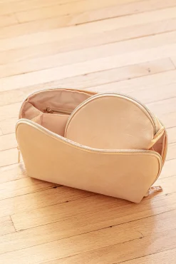 The Cosmetic Pouch Set In Beige