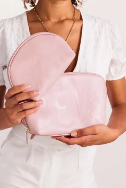 The Cosmetic Pouch Set In Atlas Pink