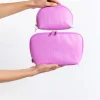 The Cosmetic Pouch Set In Berry