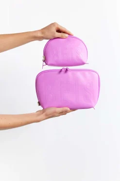 The Cosmetic Pouch Set In Berry