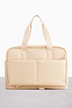 The Expandable Duffle In Beige