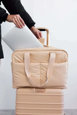 The Expandable Duffle In Beige