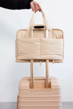 The Expandable Duffle In Beige