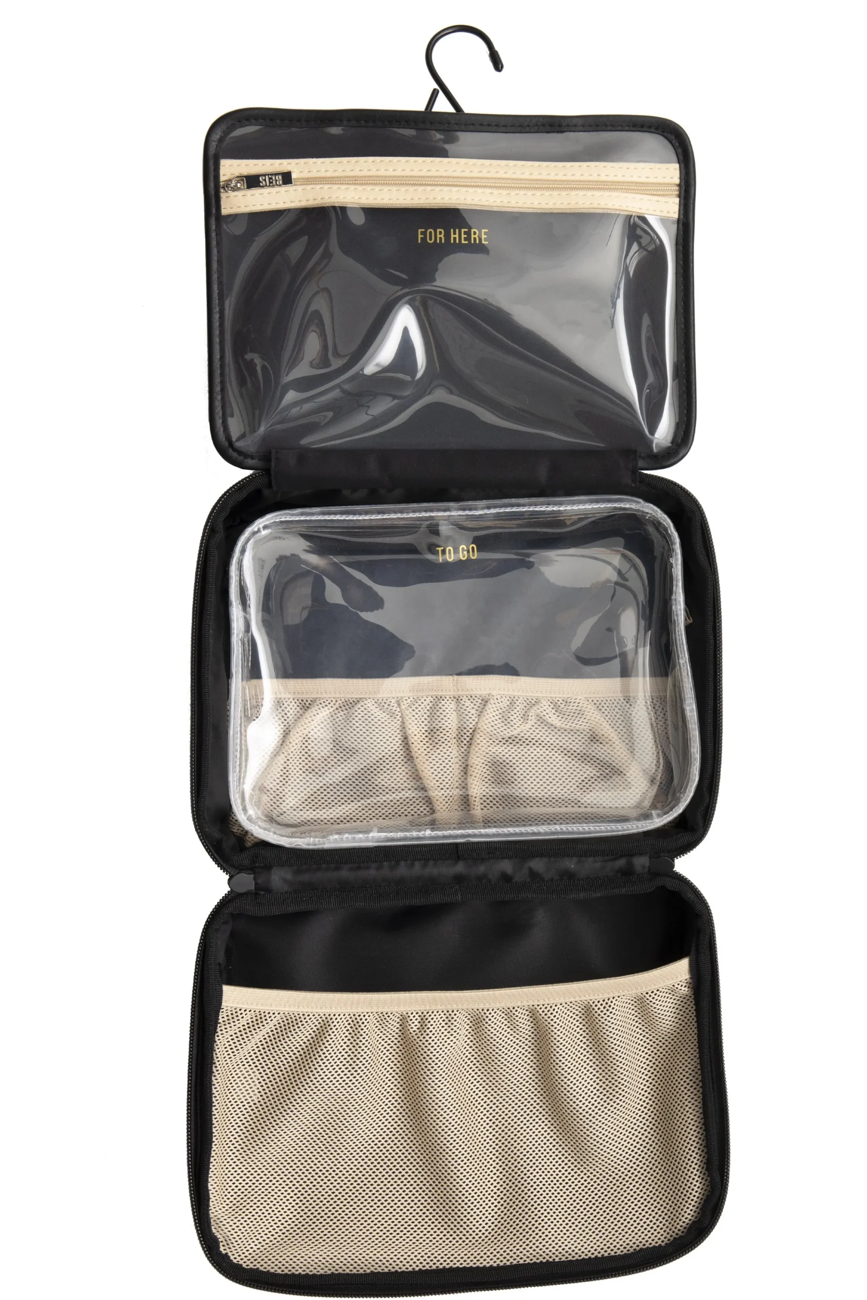 The Hanging Cosmetic Case In Black