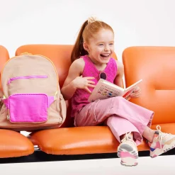 The Kids Backpack In Beige