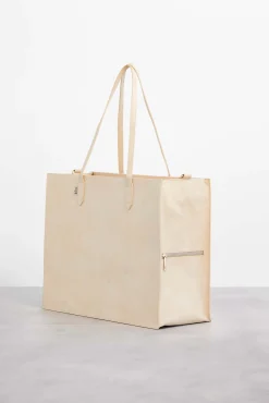 The Large Work Tote In Beige