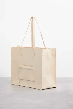 The Large Work Tote In Beige