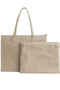 The Large Work Tote In Beige