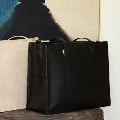 The Large Work Tote In Black