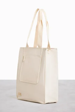 The North To South Tote In Beige