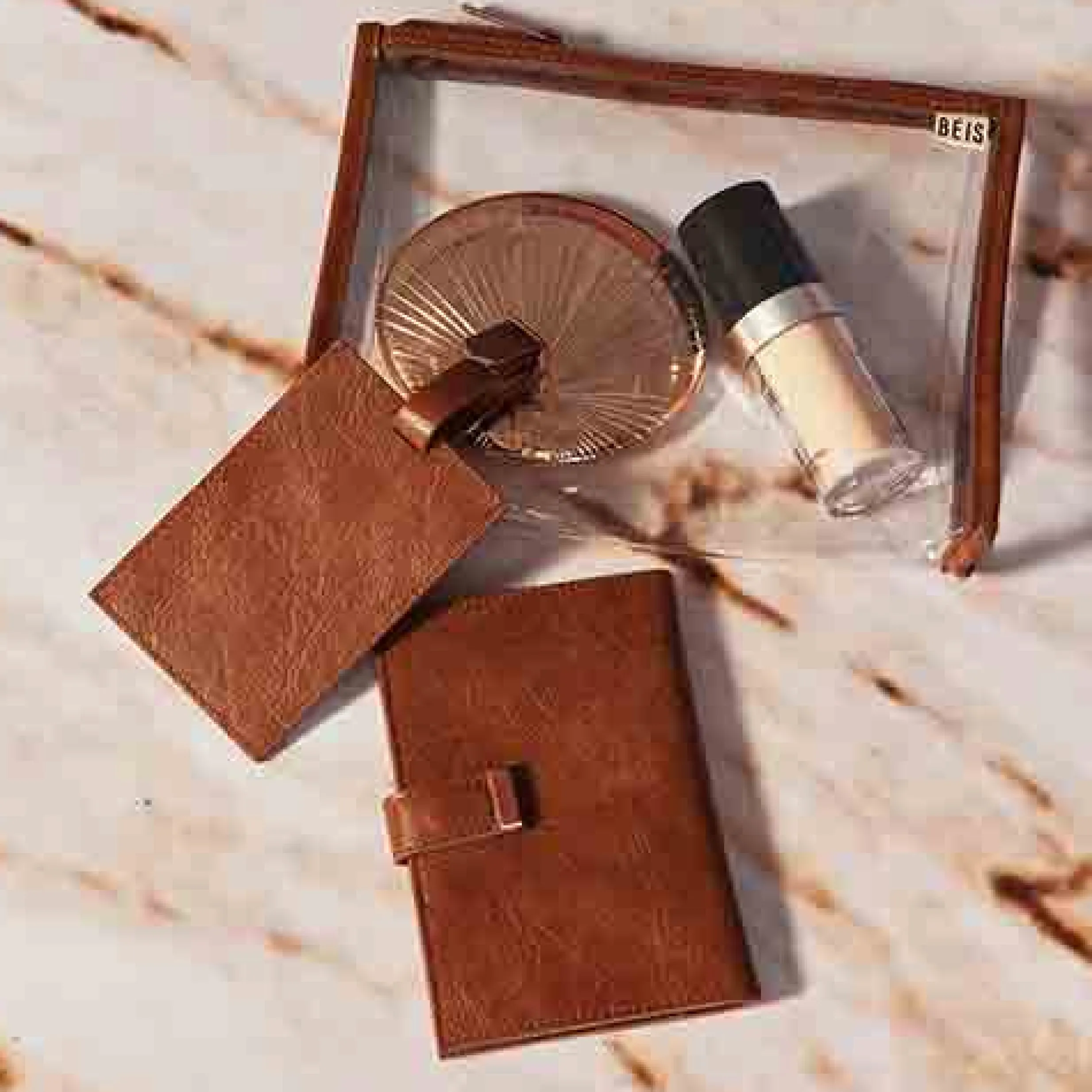 The Passport & Luggage Tag Set In Maple