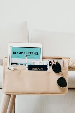 The Seatback Organizer In Beige